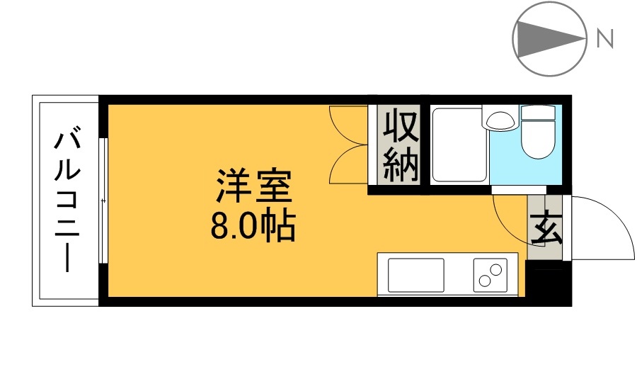 ヌバールドコーポ 間取り図