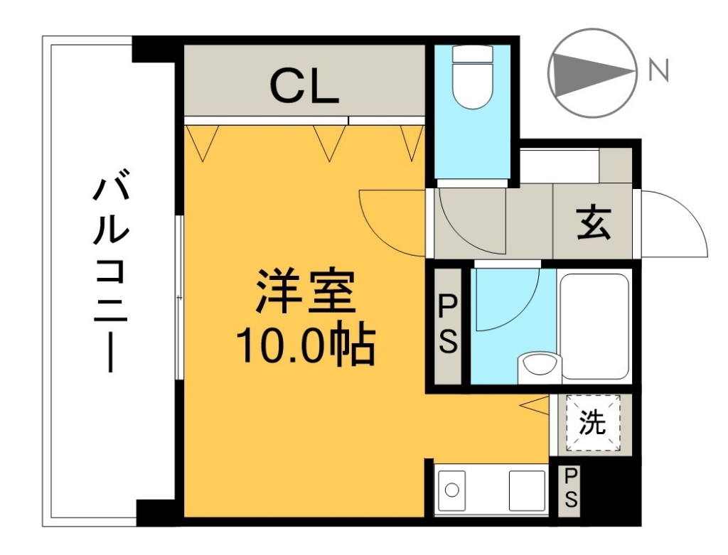 センチュリー一ツ橋 301号室 間取り