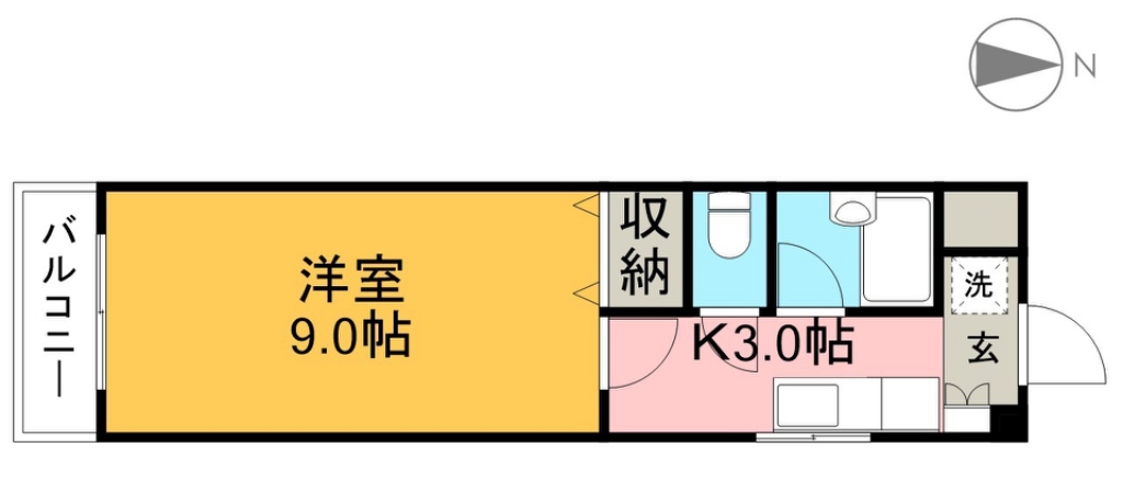 ミントハウス２ 間取り図