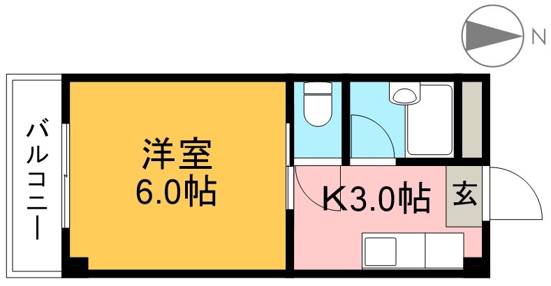 ハイツのぞみ 間取り図