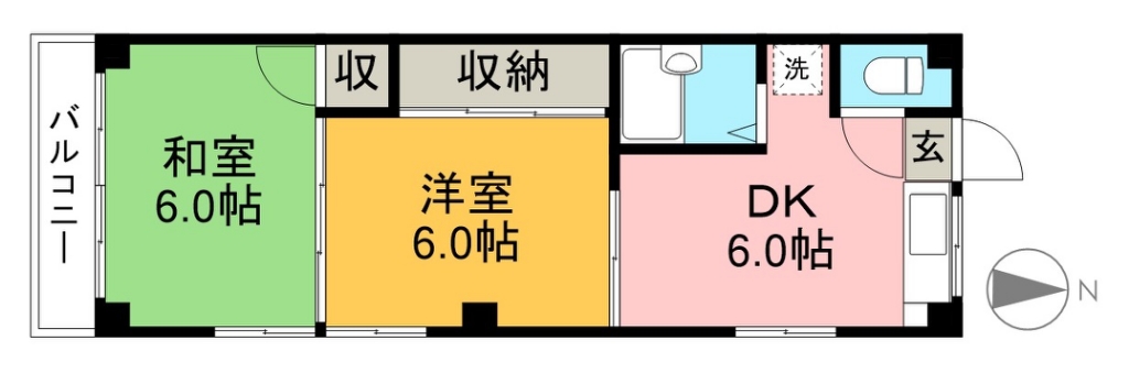 コーポふゆみ 間取り図