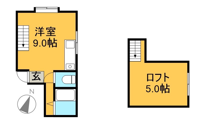 アプリ 302号室 間取り