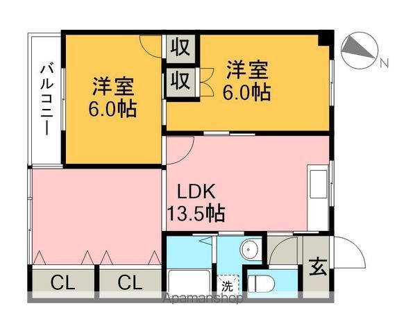 マンションベスタ 402号室 間取り