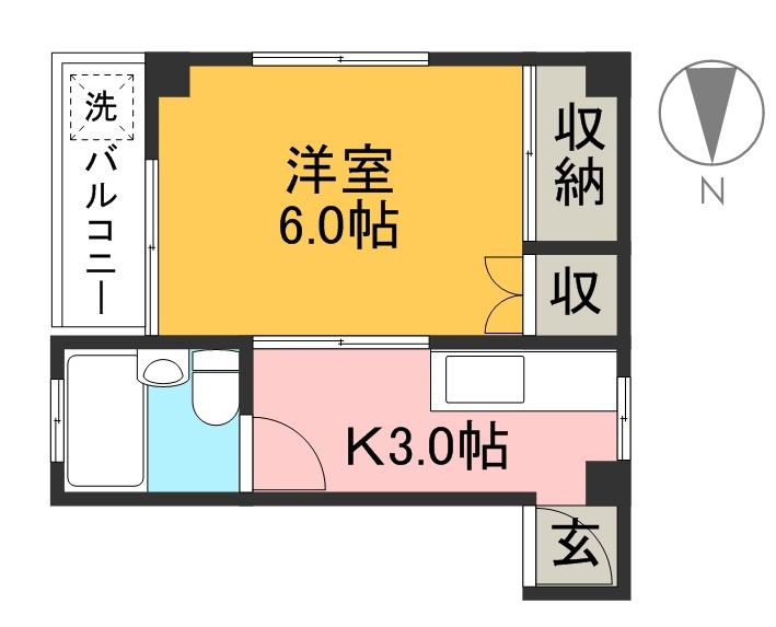 ロイヤルハイツ高須 間取り図