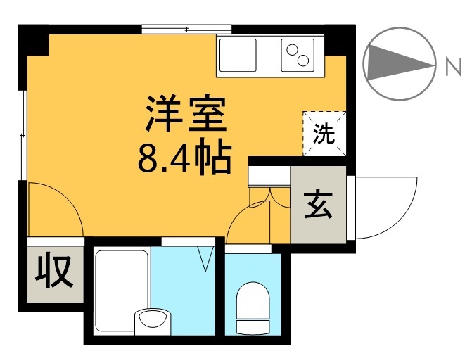 トライアングル筆山 間取り図