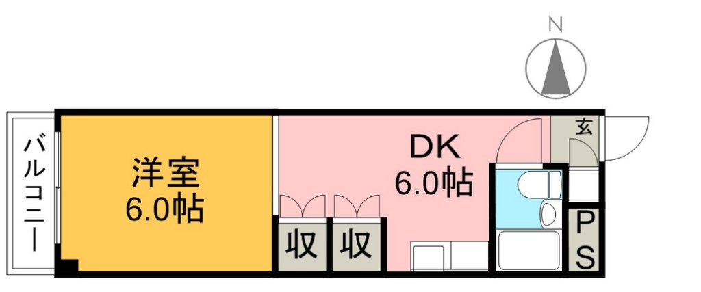 コーポ阪口 間取り図