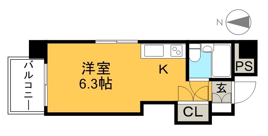 ダイアパレスはりまや橋 間取り図