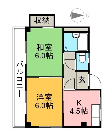 ハイツＹＯ坂本 間取り図