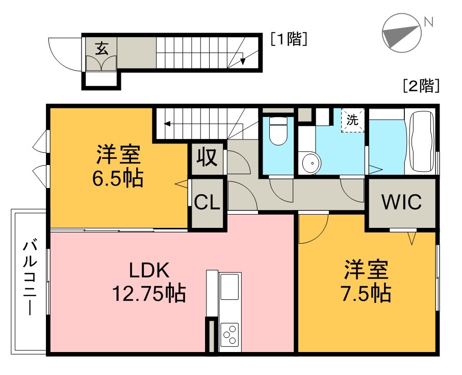 ヴァンヴェール大津 間取り図