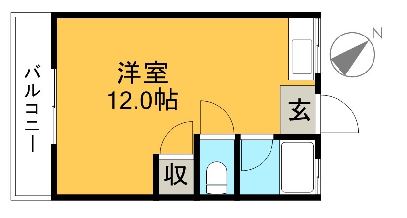 ロイヤルハイツ大津 間取り図