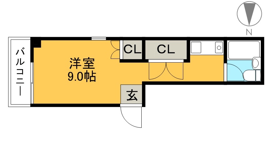 ピアハイツ　Ｃ棟 201号室 間取り