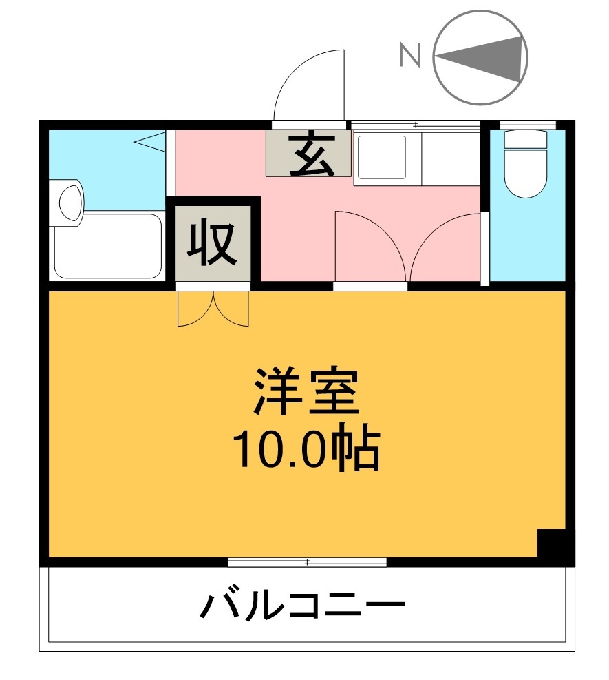 マチレス大津 間取り図