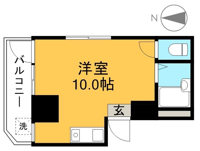 リヴィエラ大川筋 間取り図