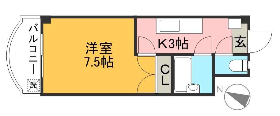 ピュアコート高須 間取り図