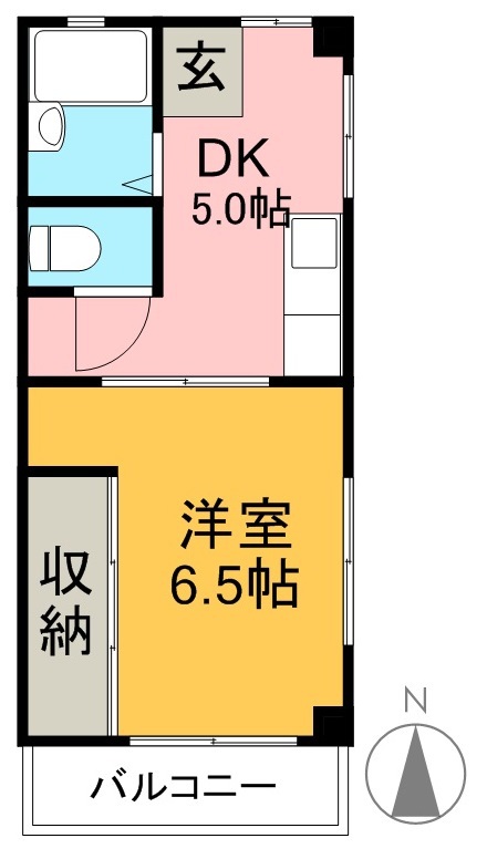 エスポアールＫＮＡ 間取り図