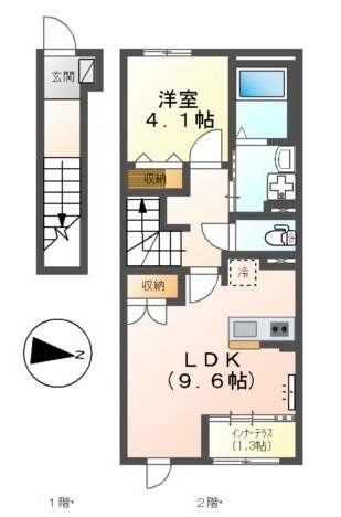 カーサ　アベート 202号室 間取り