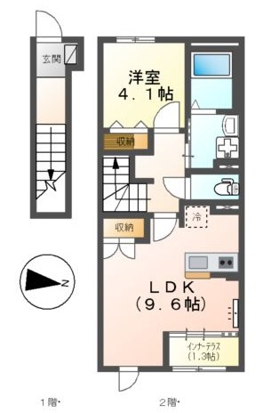 カーサ　アベート 間取り図