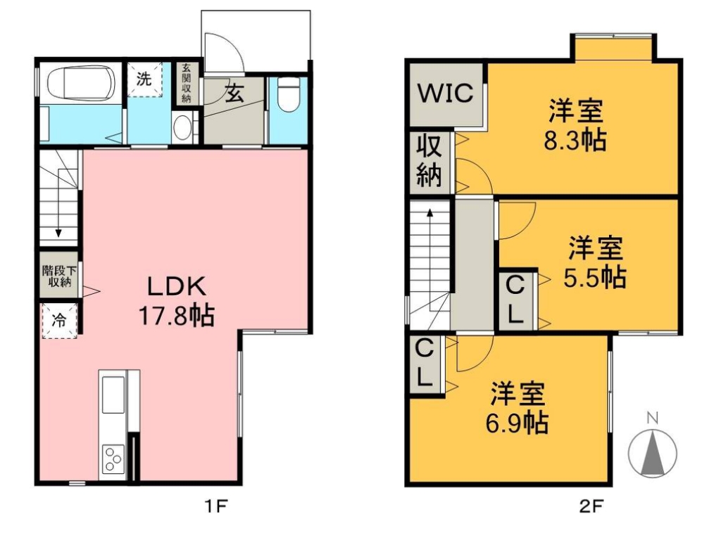 縄手町戸建賃貸 間取り