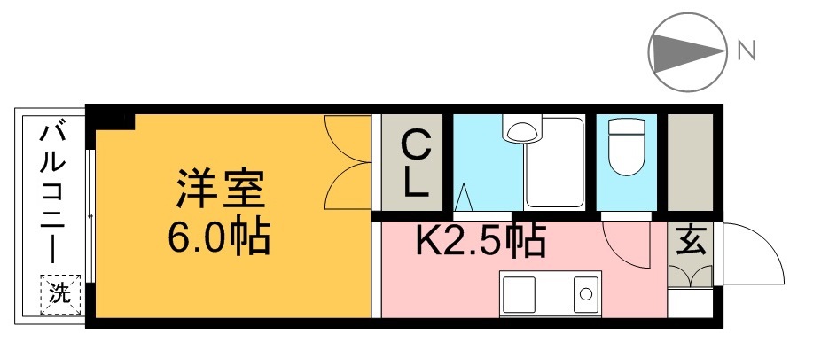 ハイツＡ 間取り図