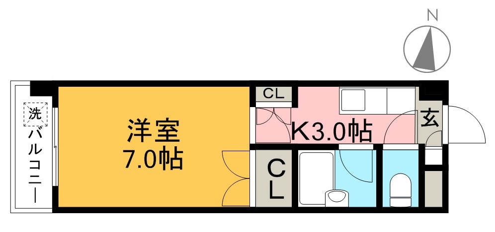 ジョイフル若草 間取り図