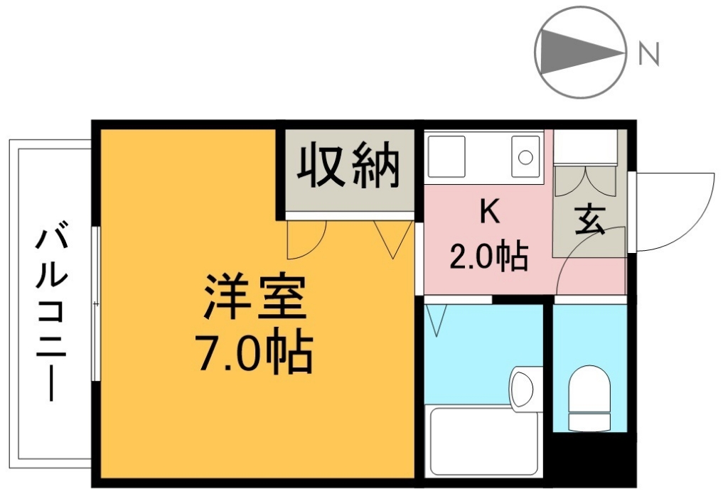 Ｍｙ　Ｆｌａｔ　２ｎｄ 間取り図