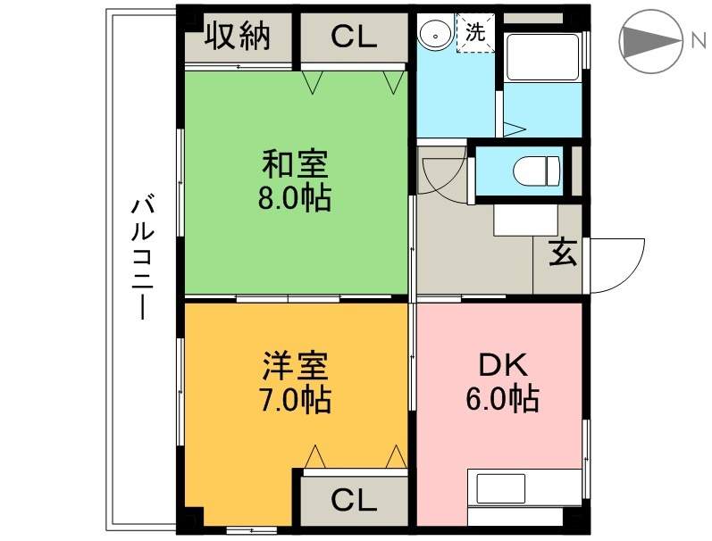 ステイ・カンフォート 201号室 間取り