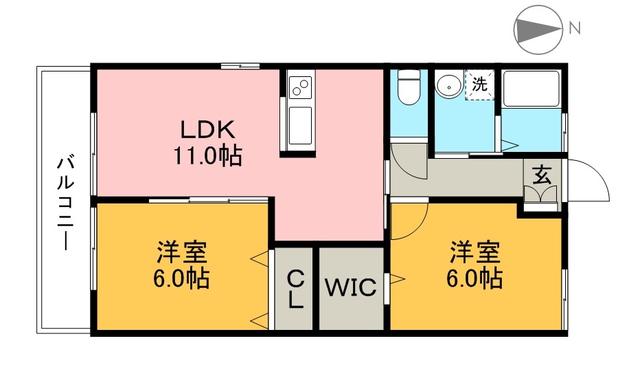 ローゼン・ハウス 間取り図