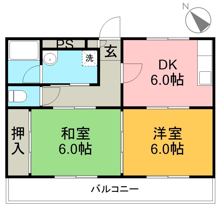 ベルコート 間取り図