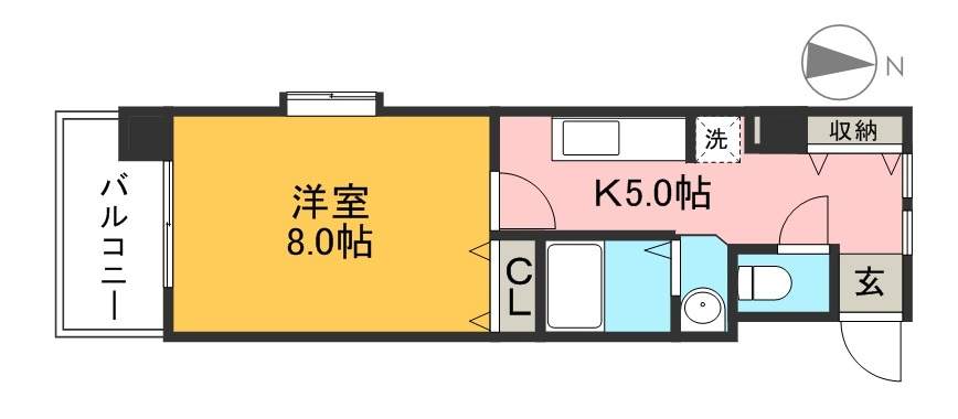 鏡川クレセントパーク 間取り図