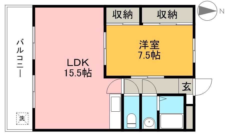 ロゼ２ 間取り図