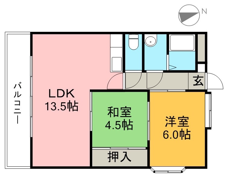 ロゼ２ 間取り図