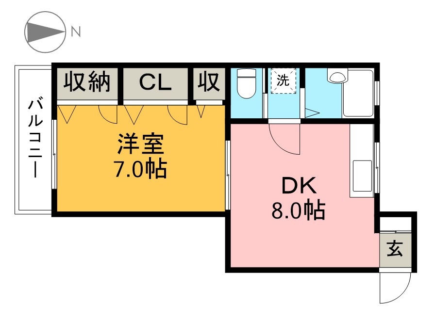 モーメント福井 間取り図