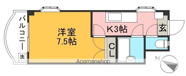 ピュアコート高須 301号室 間取り