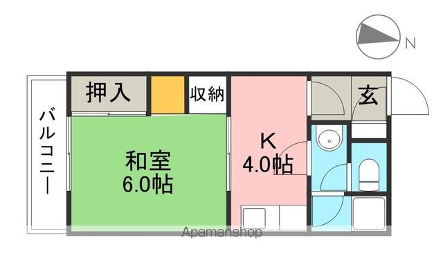 サンハイツⅡ 301号室 間取り