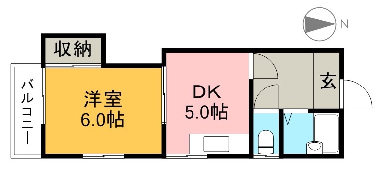 ハイツサンバード 間取り図