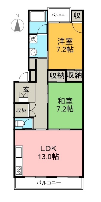 ＭＳ愛宕 303号室 間取り