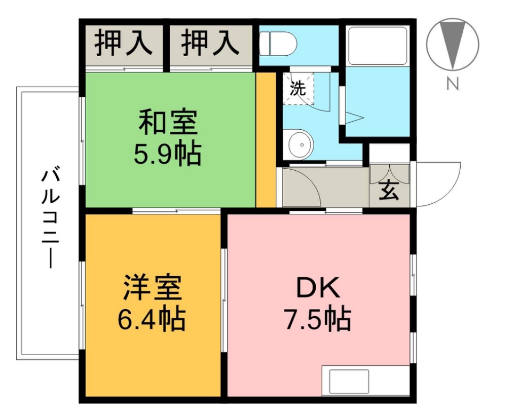 メゾン・セフィラ　Ａ棟 間取り図