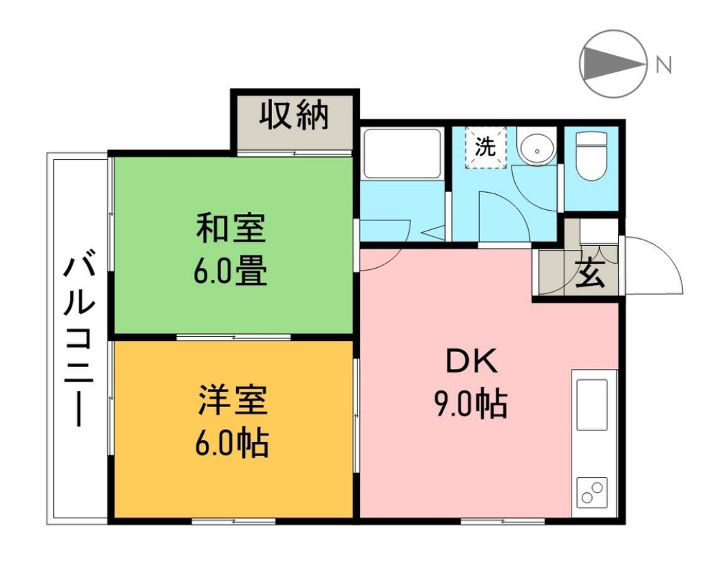 ハイネスぶどうの木 間取り図