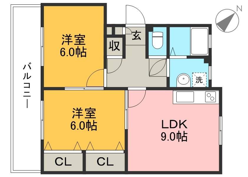 泉野ハイツ 間取り図