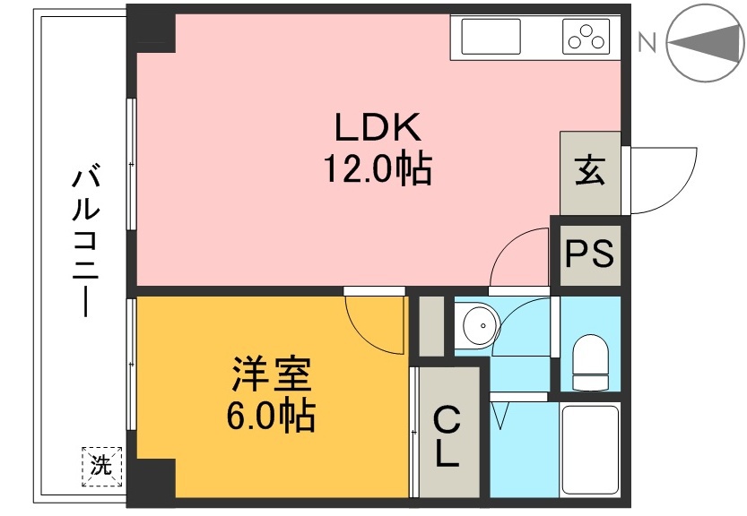 ＭＯＲＩマンション 602号室 間取り