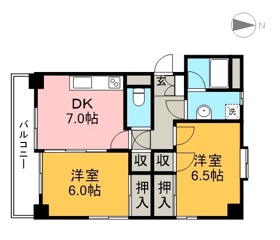 ウインディングハウス 間取り図