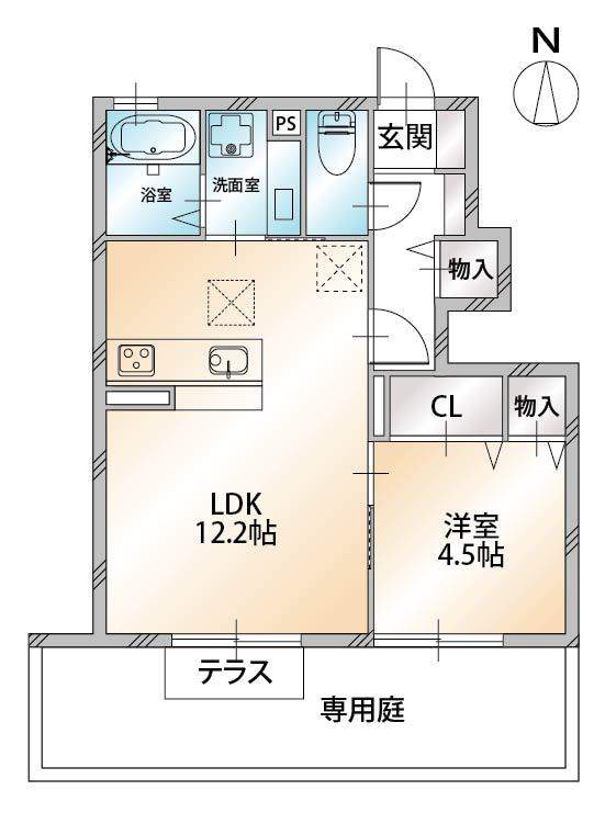 セリシール　メゾン 間取り図