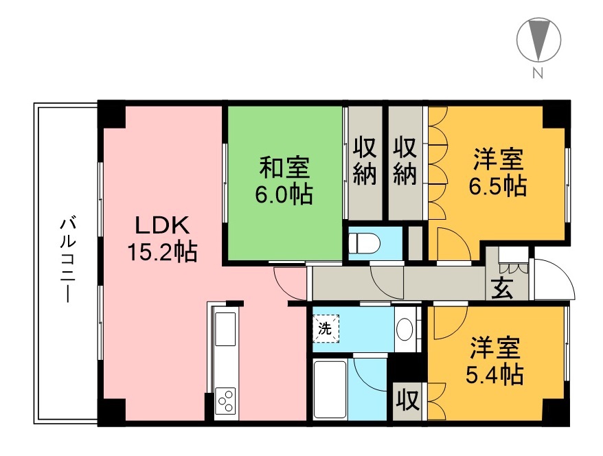 サーパス高須第３ 間取り図