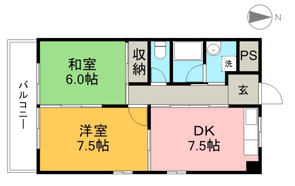 ジョンブルハウス 間取り図