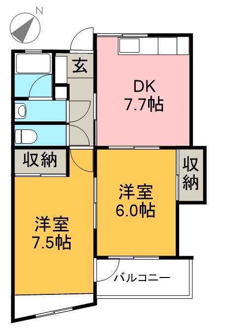 ＭＳ高須 306号室 間取り