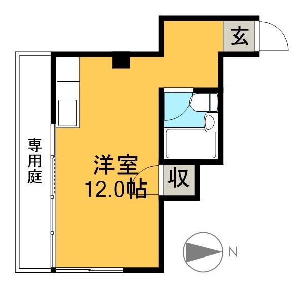 シャトーＫｏｃｈｉⅢ 102号室 間取り