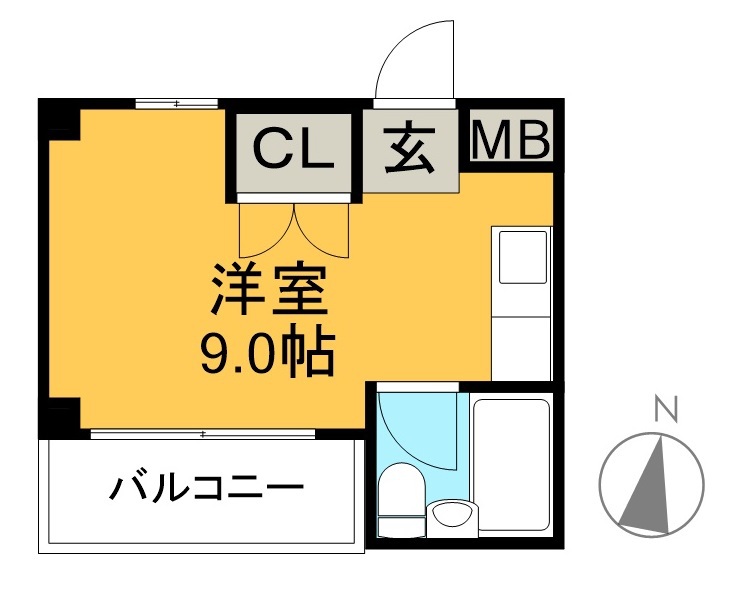 スカイコートⅠ 間取り図