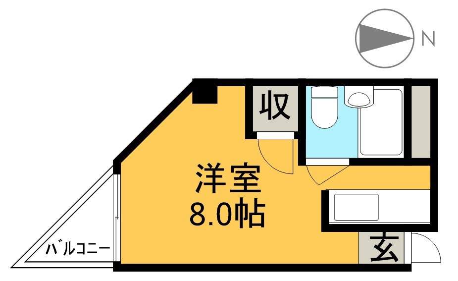 はりまやコーポ 間取り図