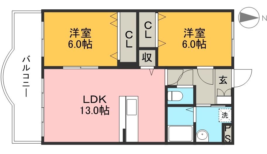 エスペランサ　Ⅱ 間取り図