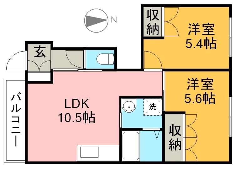 レガロ・パドレⅡ 間取り図